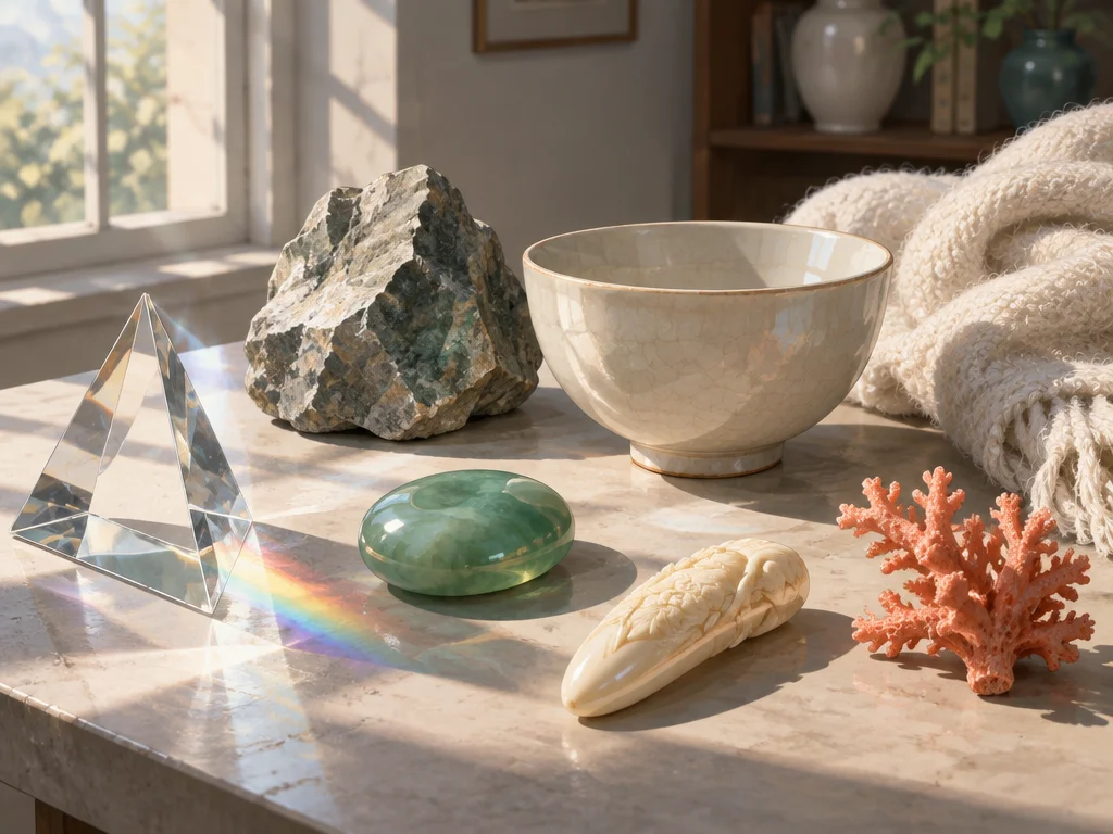 Product still life showing controlled natural light and material texture
