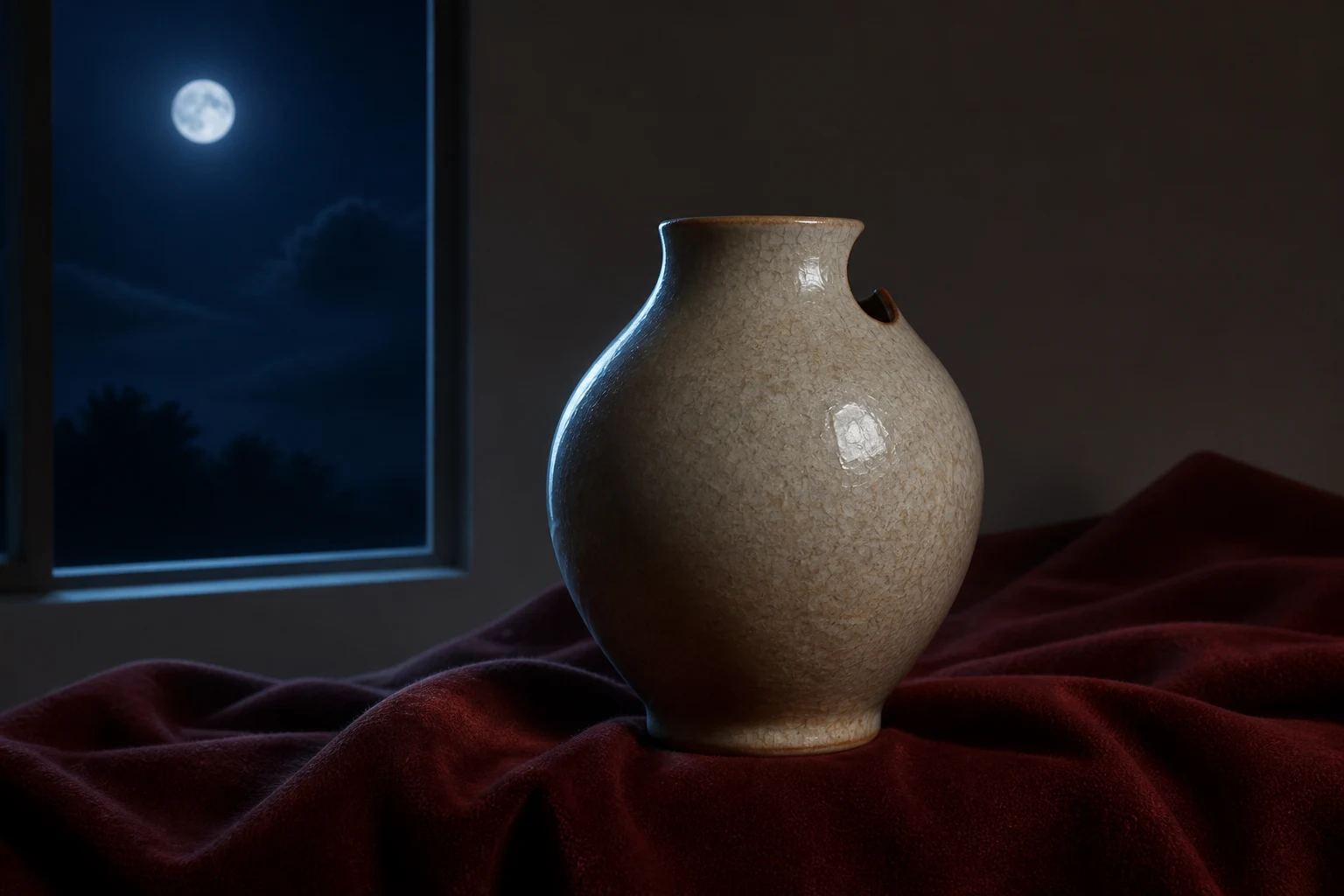 Illustrative image-editing direction that changes a scene from day to night