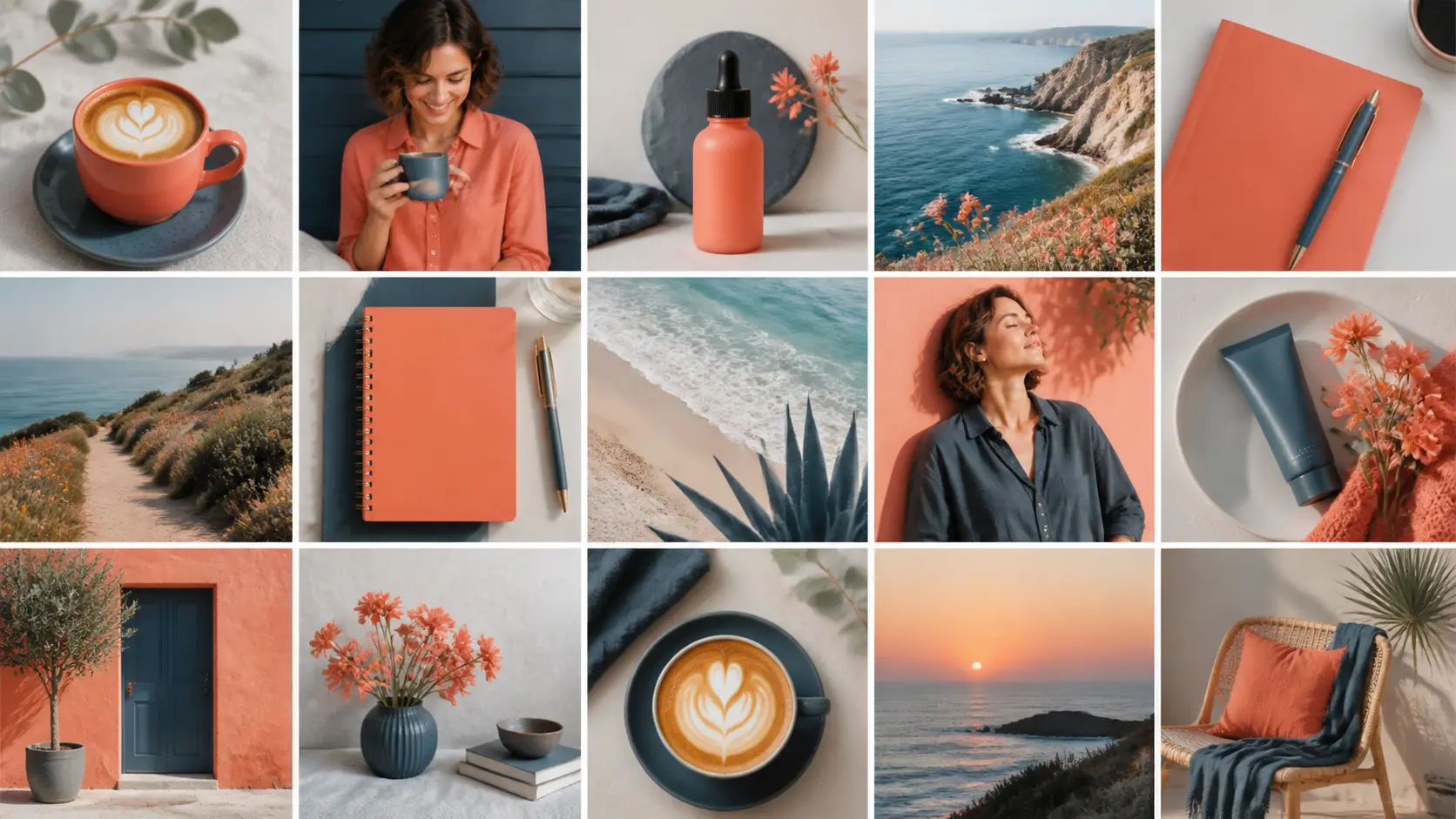 Weekly grid of everyday content ideas