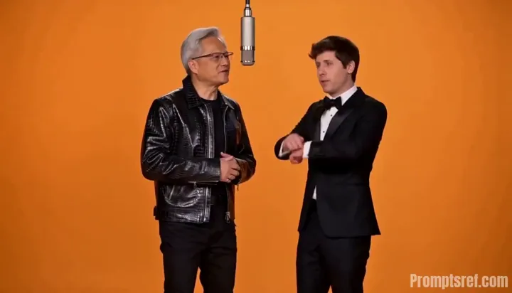 Two men in a steady, front-facing performance frame.